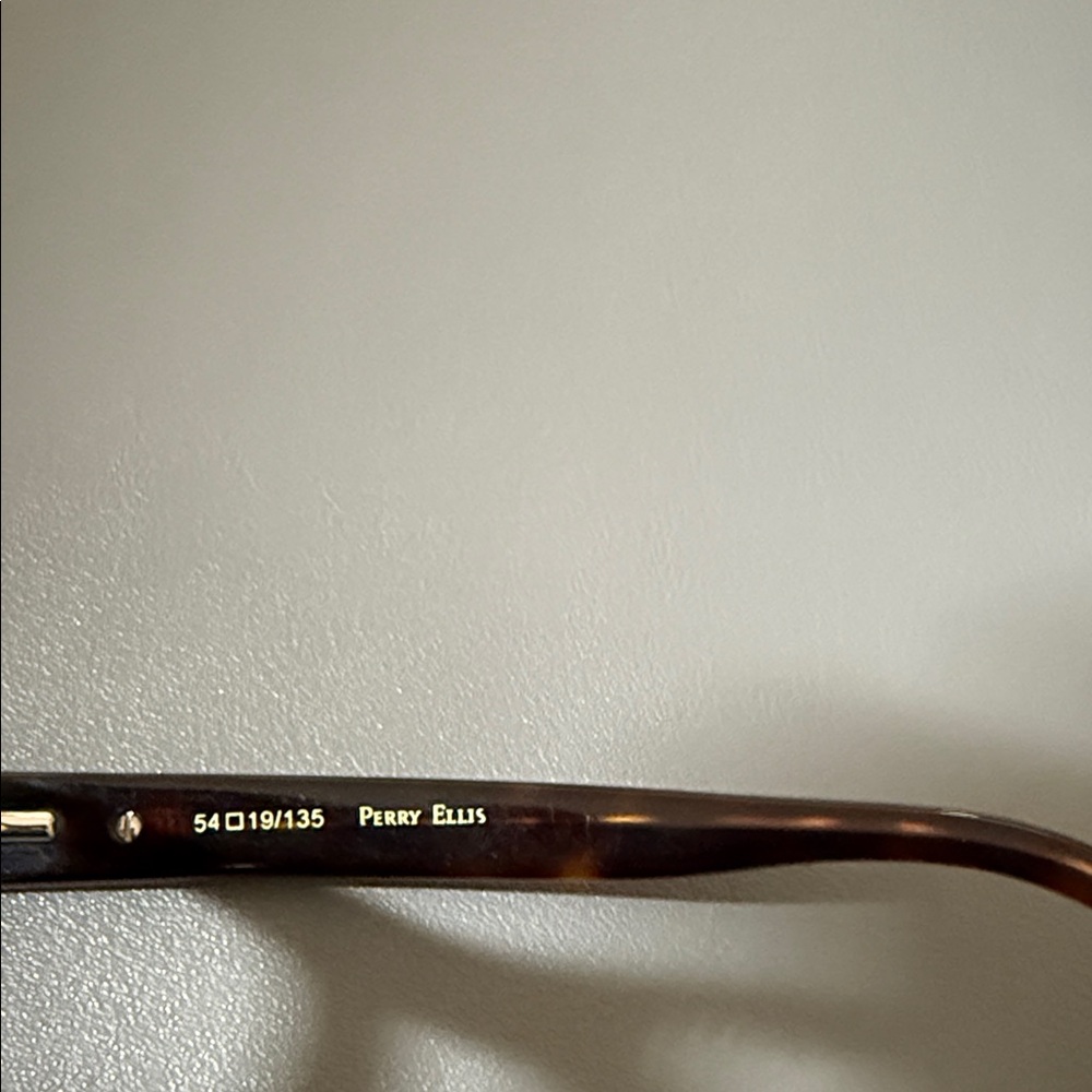 Perry Ellis Brown Rectangular Glasses - image 2